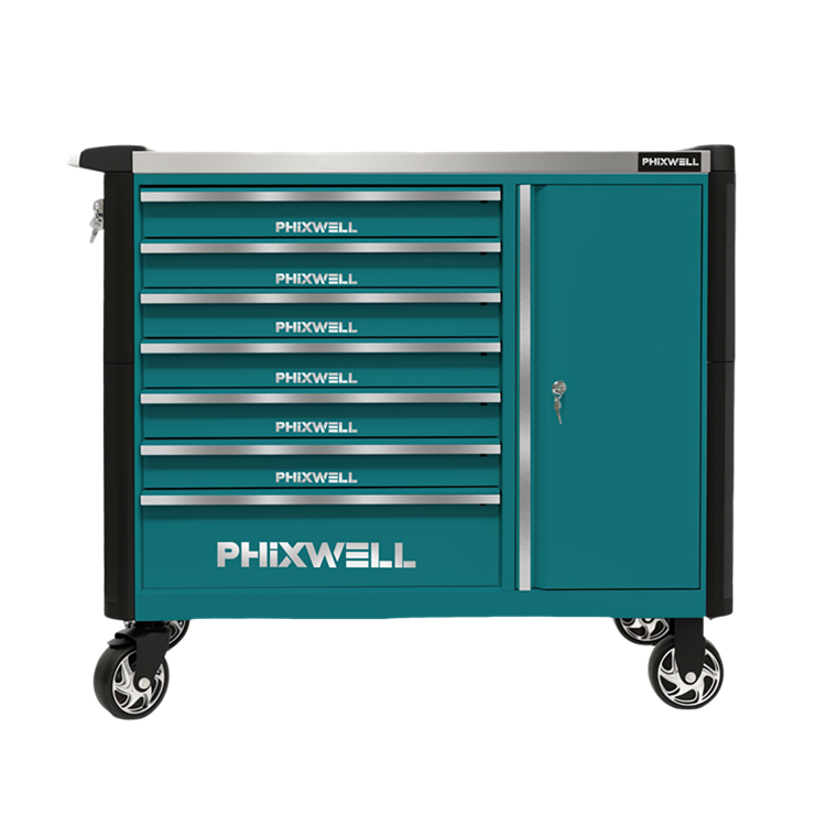 719516 PHIXWELL 7 skuffer ny model værktøjsskab