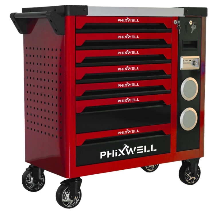 719512 PHIXWELL ny model værktøjsskab med højttaler