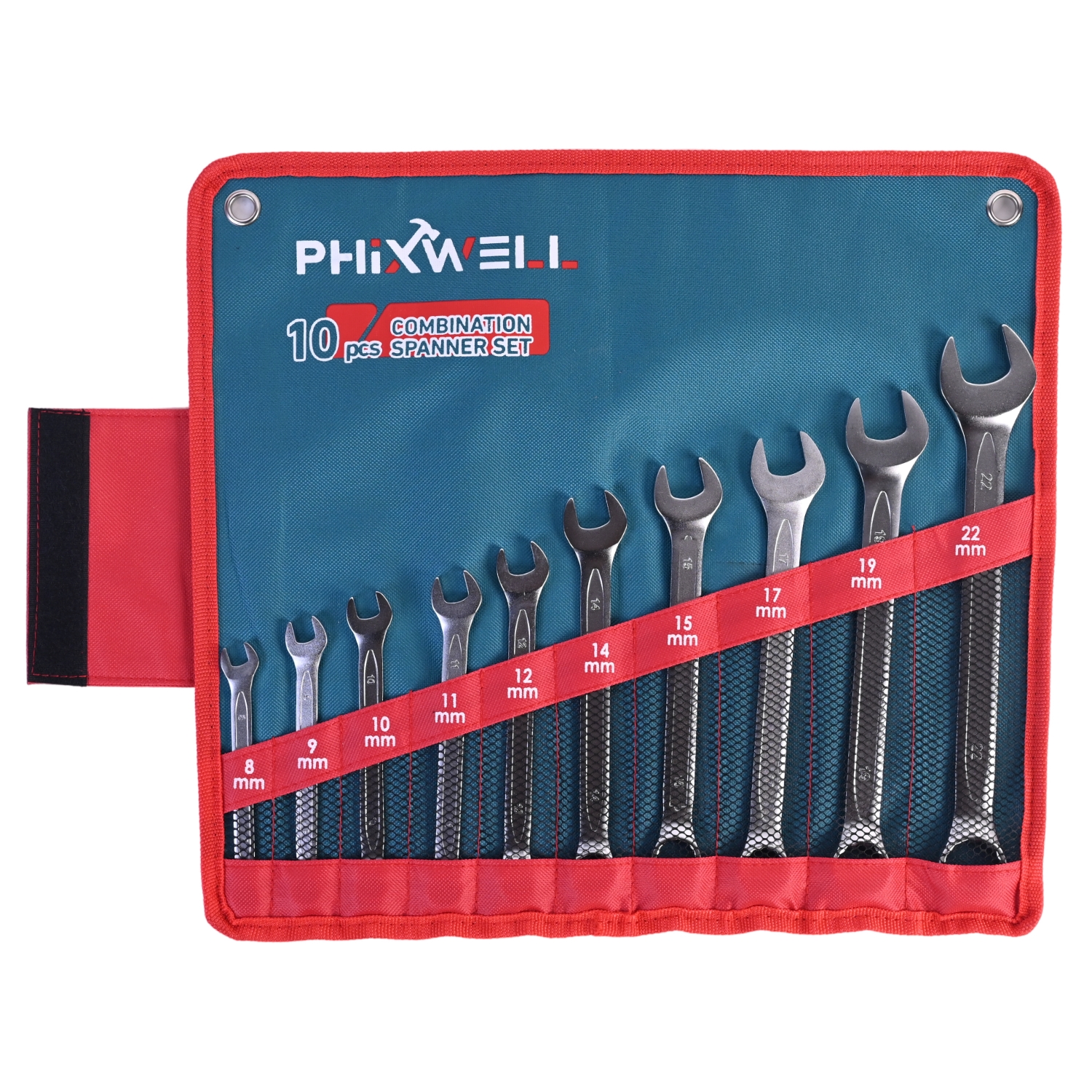 717532 PHIXWELL 10 STK kombinationsnøglesæt